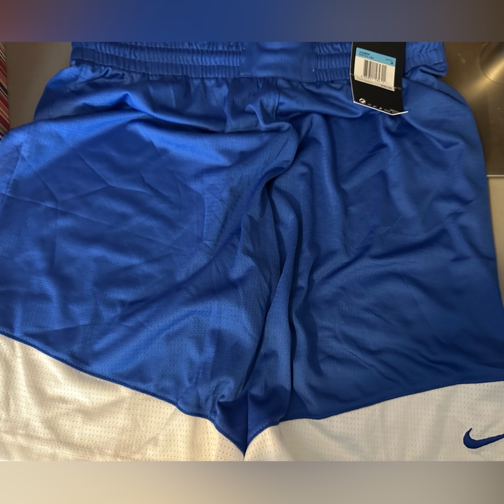 Nike blue basketball shorts women’s